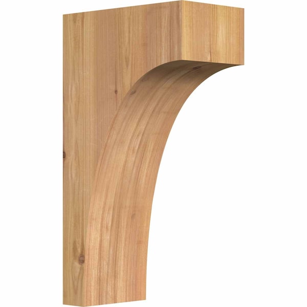 Ekena Millwork Huntington Smooth Corbel, Western Red Cedar, 5 1/2"W x 10"D x 18"H COR06X10X18HUN00SWR - main